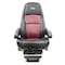 Sears Atlas Ii Deluxe Ultraleather Seat-Black/Burgundy Features Dual Arms 2D311P5BSNSN - alternate 2